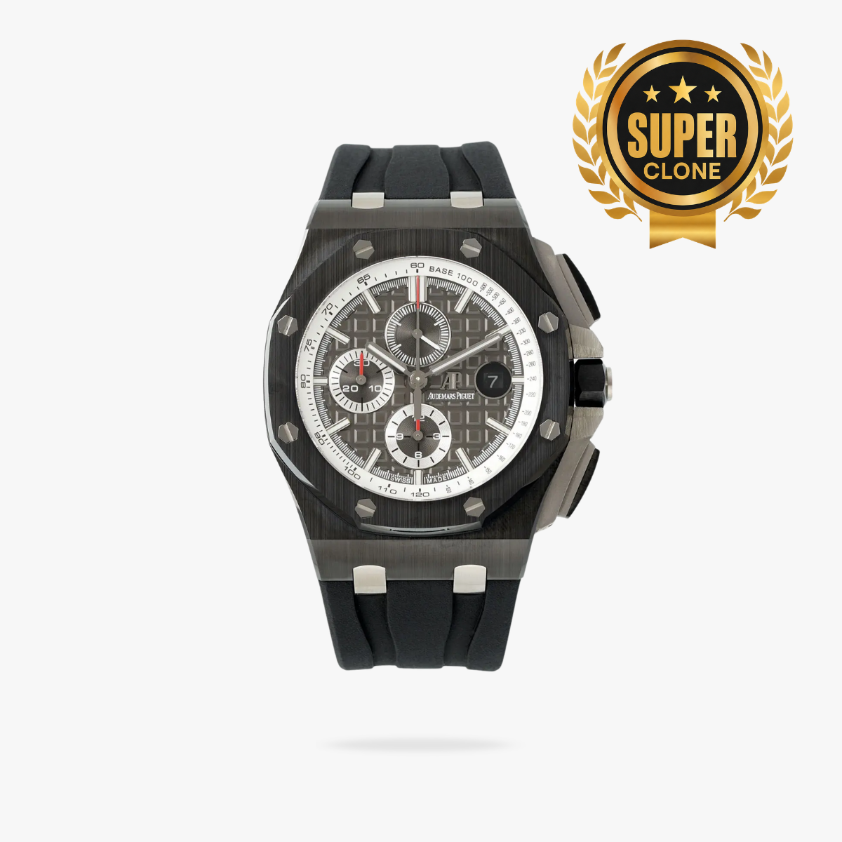 [Super Clone] Prestige Atelier Coastal Sport Chronograph 44mm Grey Dial Black Ceramic 5451