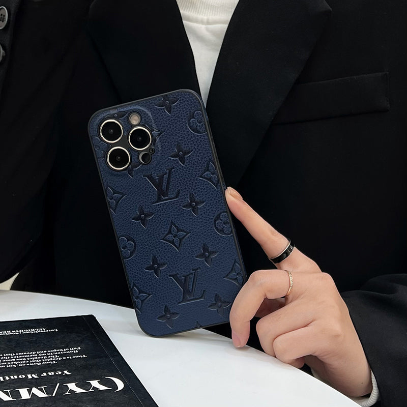 Lou Color Leather iPhone Case