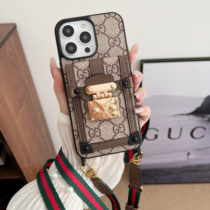 GG Card Bag Chain Classic iPhone Case
