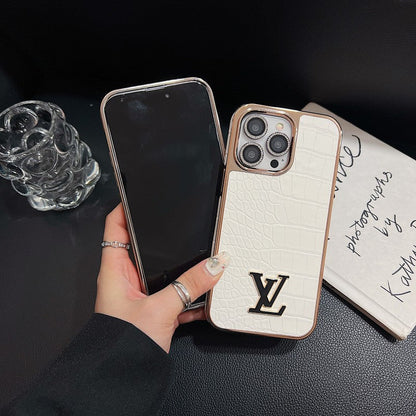 Lou Crocodile Pattern Color iPhone Case