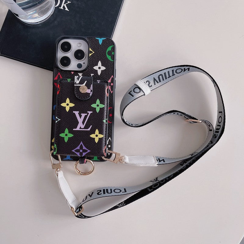 Lou Card Bag Classic Chain iPhone Case