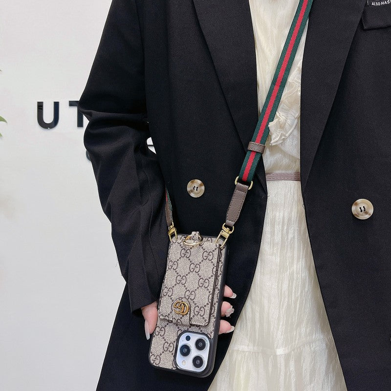 Lou Card Bag Classic Chain iPhone Case