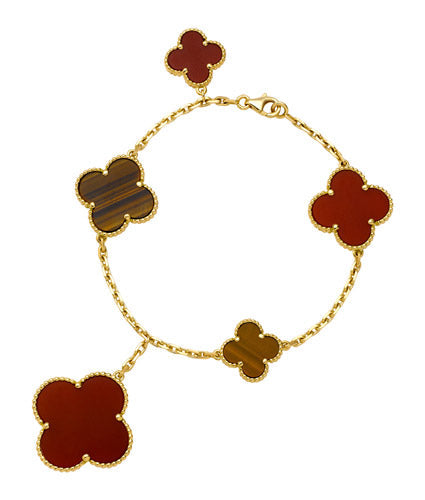 18K Celestial Lucky Carnelian Bracelet