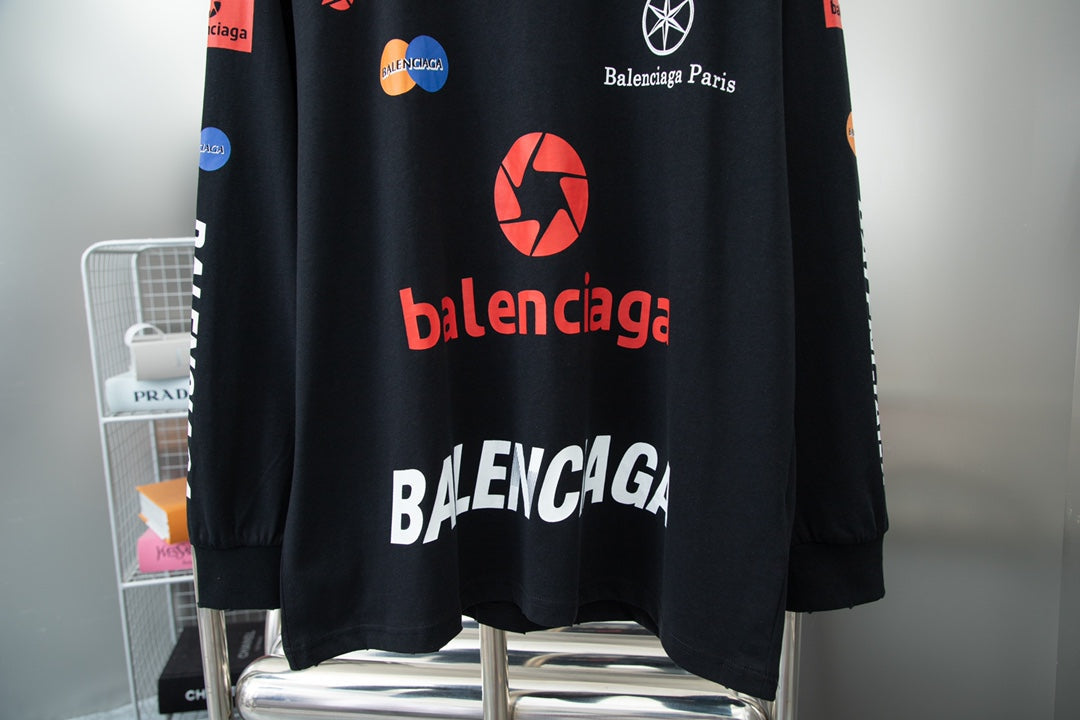 New printed long sleeve T-shirt