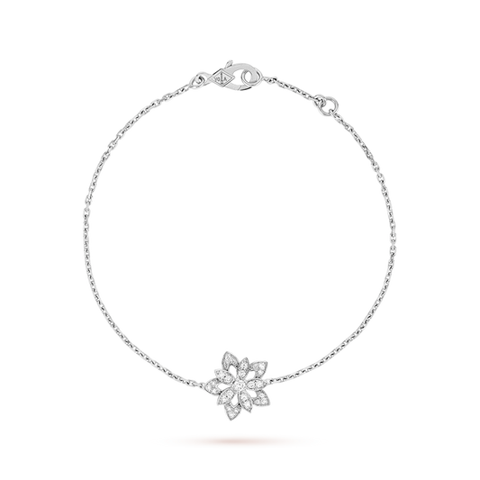 18K Celestial Lotus Openwork Bracelet