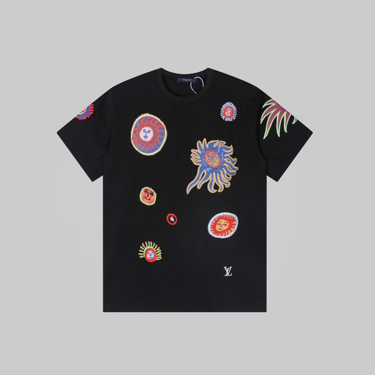 New full-embroidery t-shirt