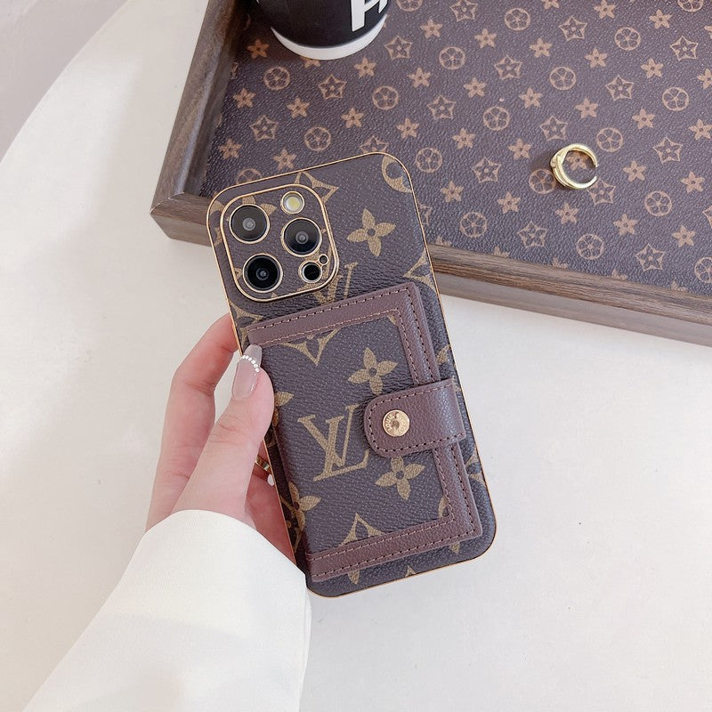 Lou Classic Color Card Bag iPhone Case