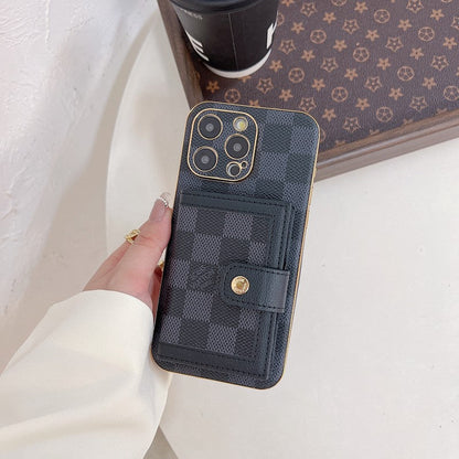 Lou Classic Color Card Bag iPhone Case