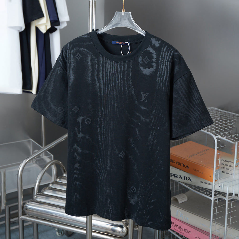 Corrugated texture printing t-shirt