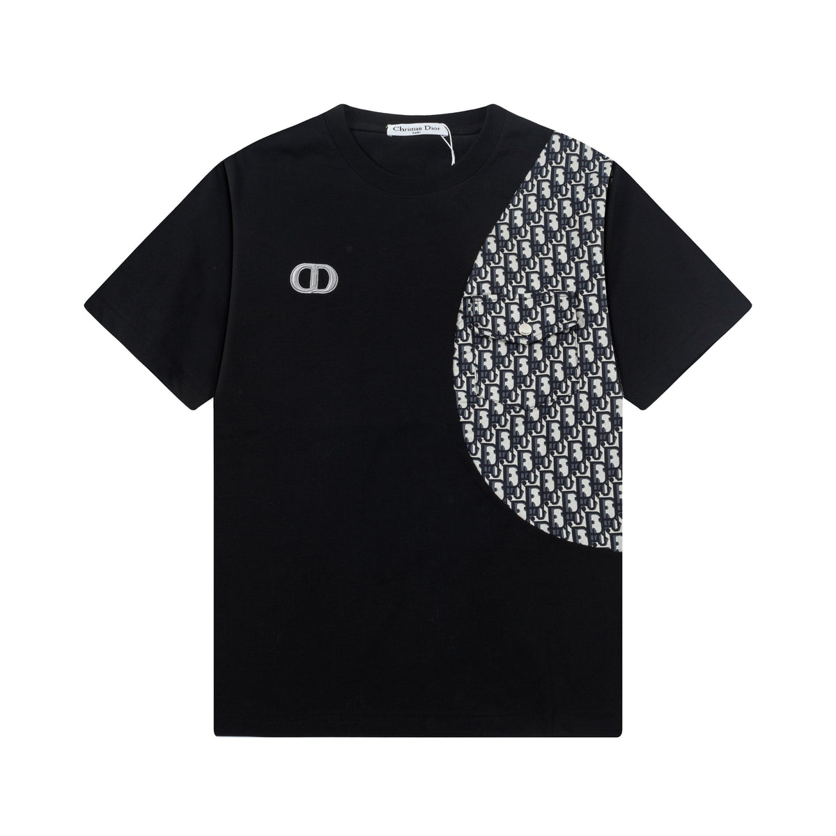 New embroidery splicing t-shirt