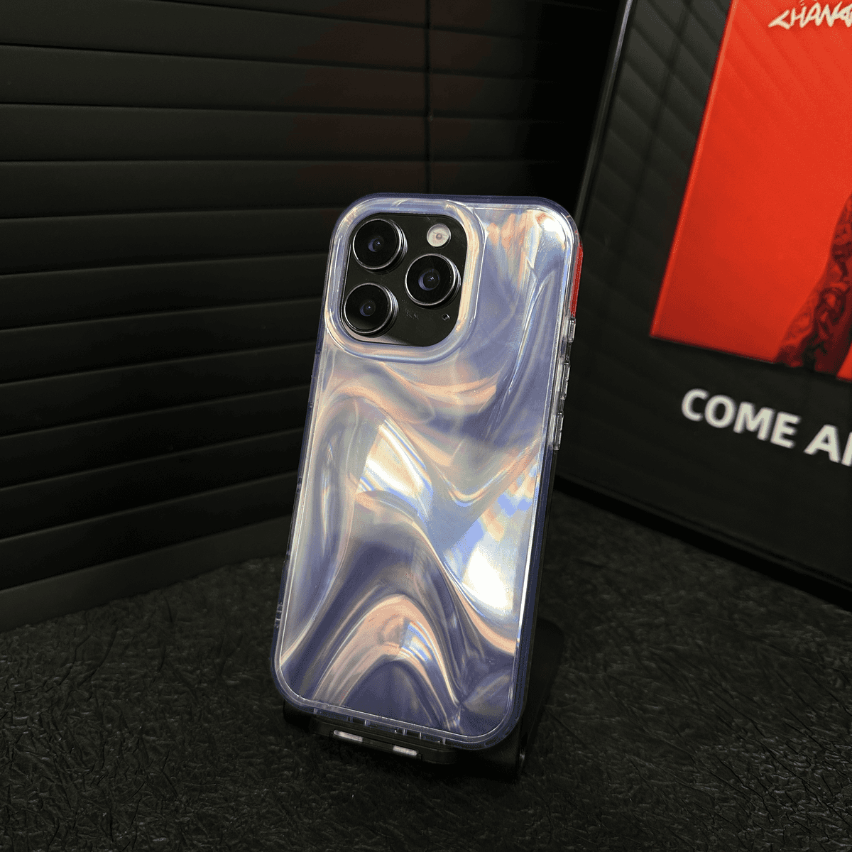 Electroplated Watercolor iPhone Case