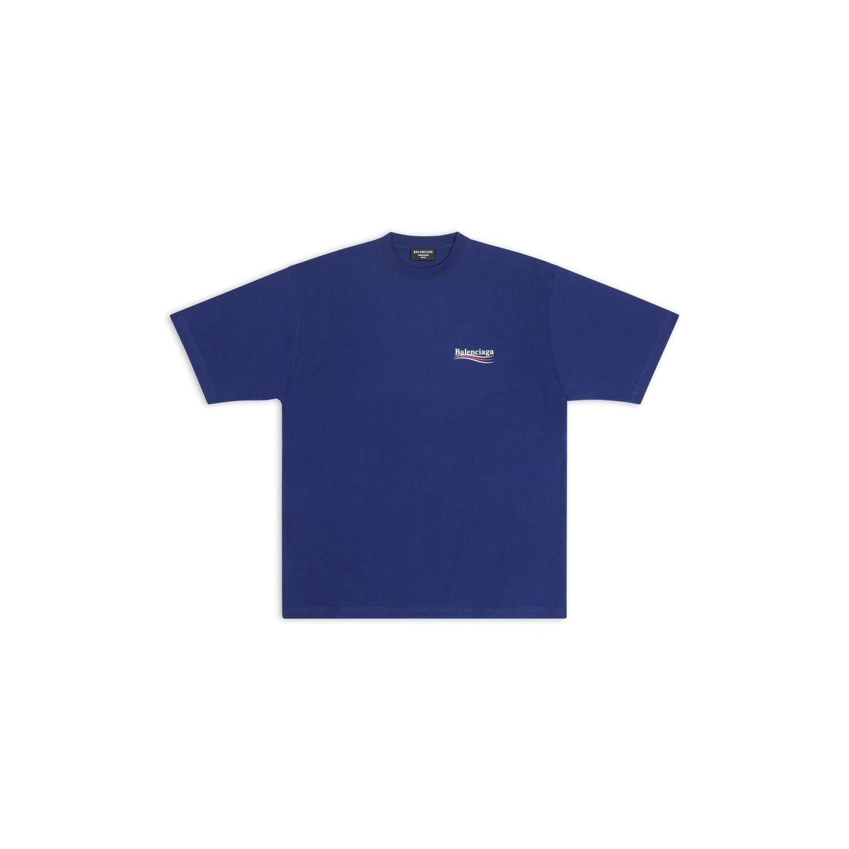 Classic round collar cotton embroidery t-shirt