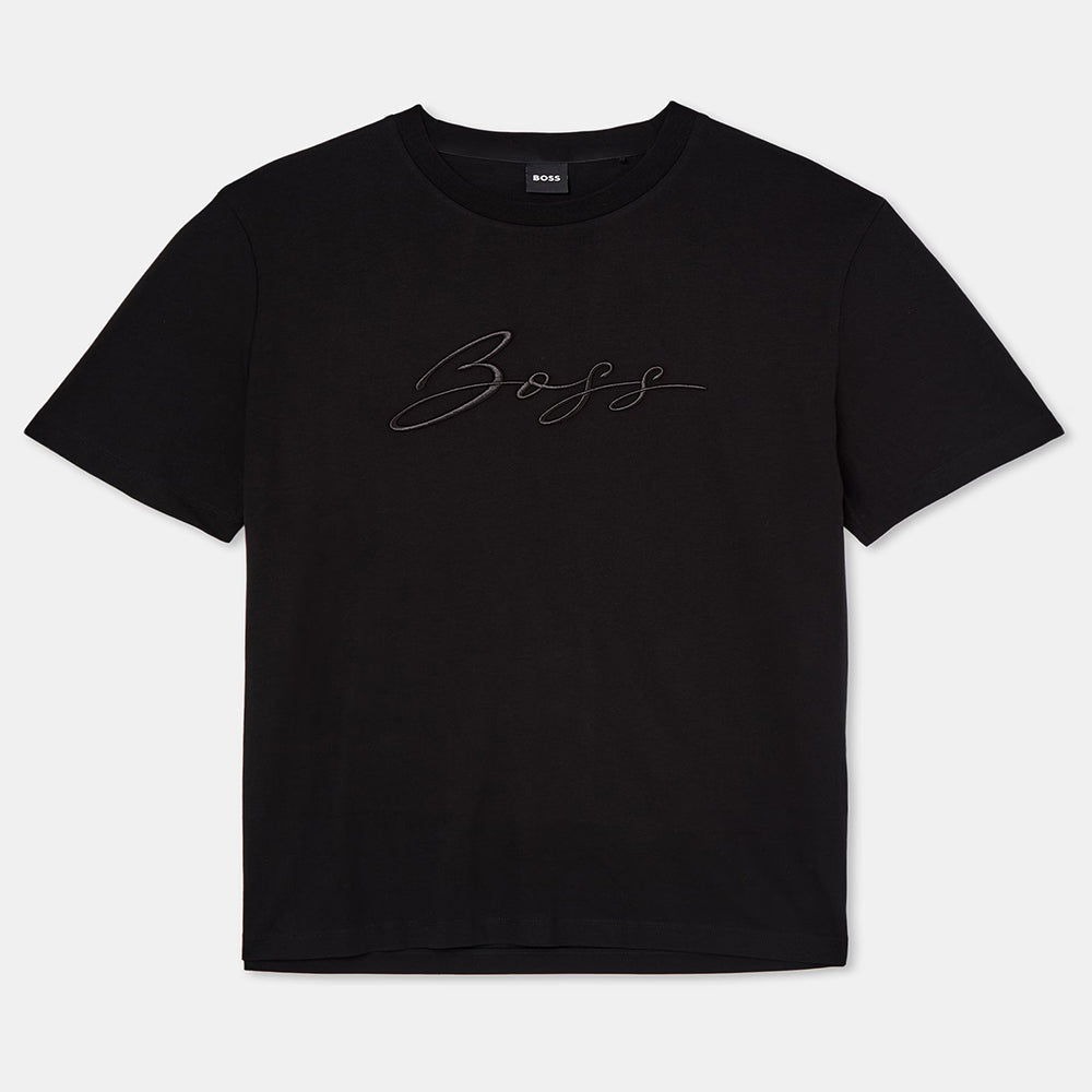 Classic Letter Embroidery Print Short Sleeve T-Shirt
