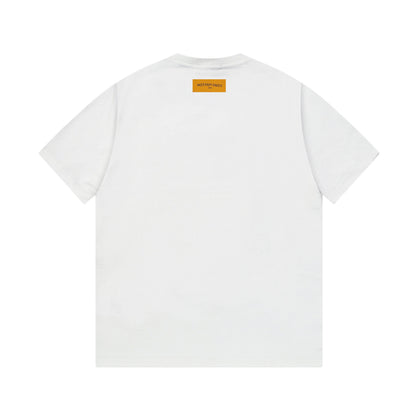 Colorful handmade graffiti t-shirt