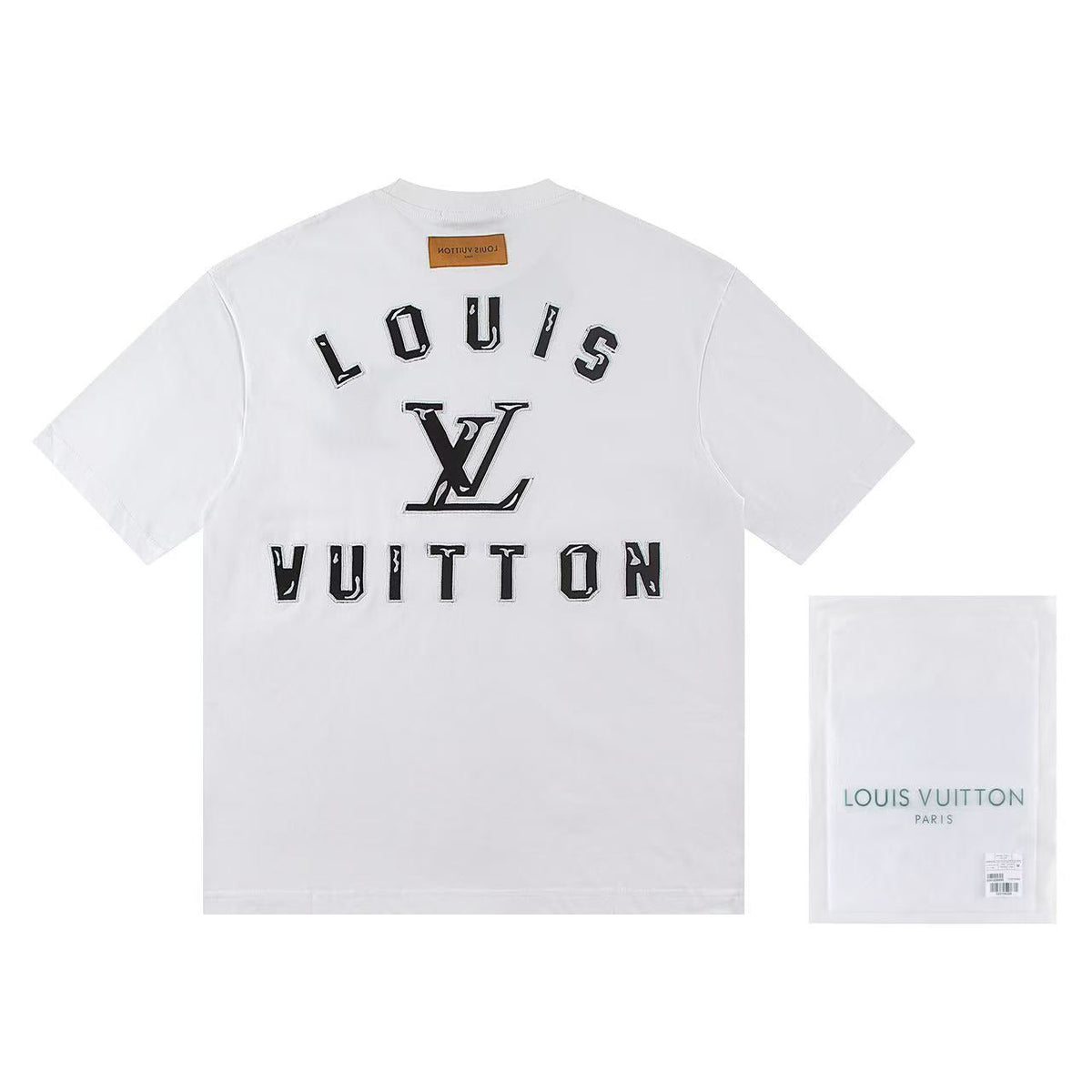 High quality patch embroidery t-shirt