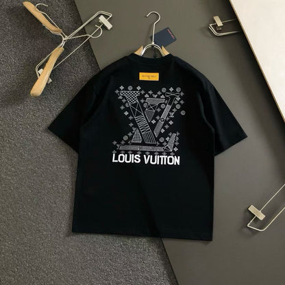 High quality patch embroidery t-shirt