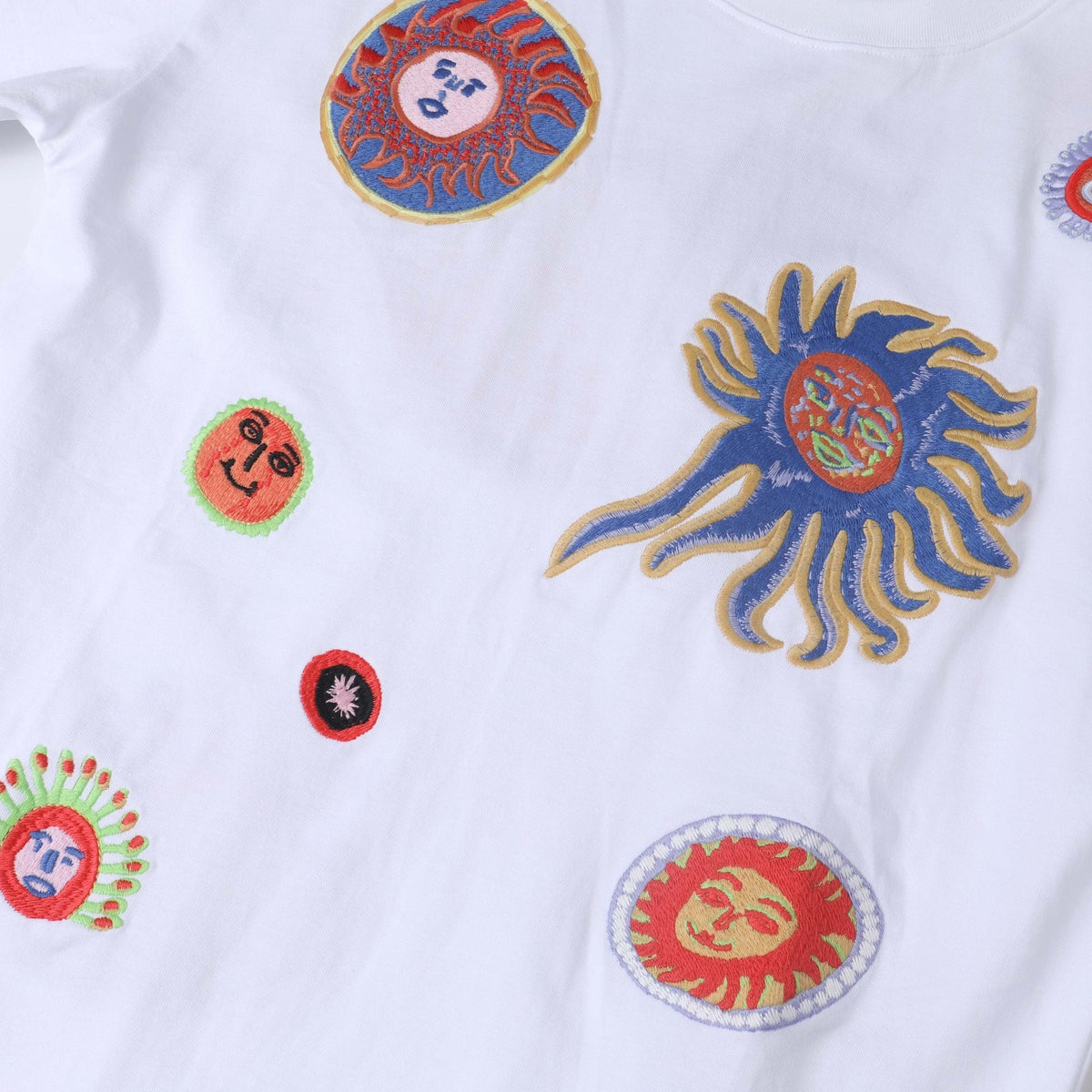 New full-embroidery t-shirt