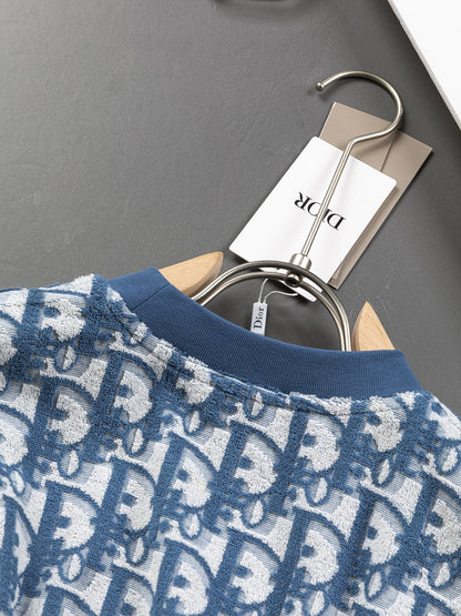 Full print jacquard technology t-shirt