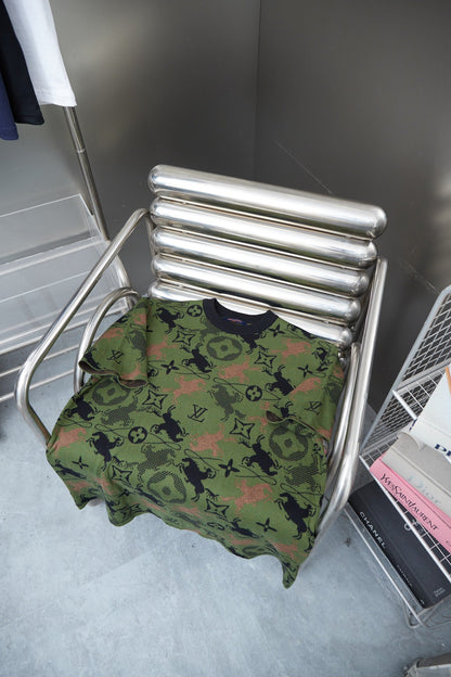 2025ss Camouflage knitted t-shirt