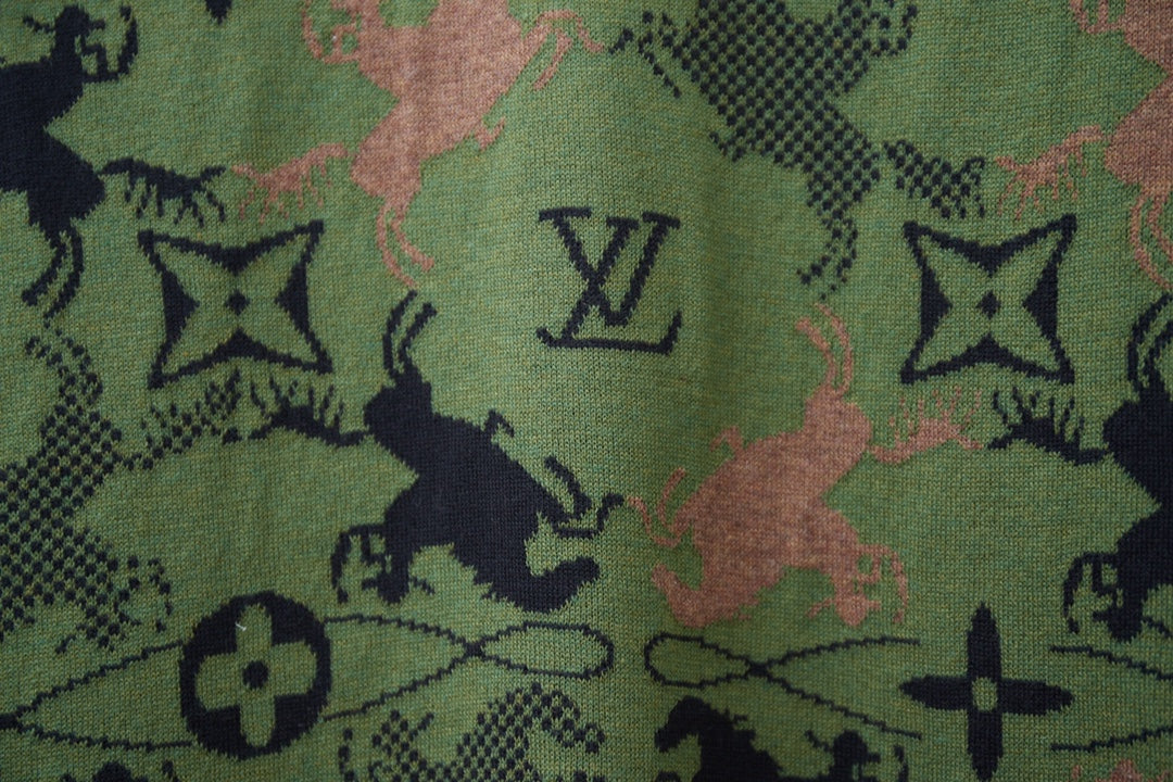 2025ss Camouflage knitted t-shirt