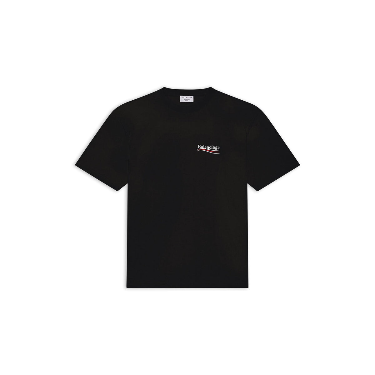 Classic round collar cotton embroidery t-shirt