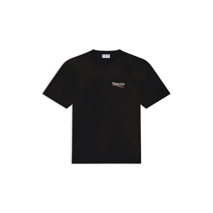 Classic round collar cotton embroidery t-shirt