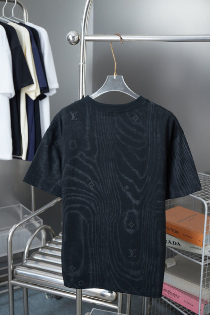 Corrugated texture printing t-shirt