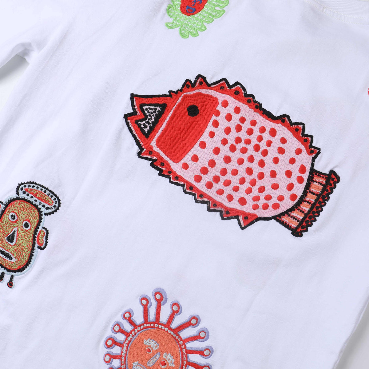 New full-embroidery t-shirt