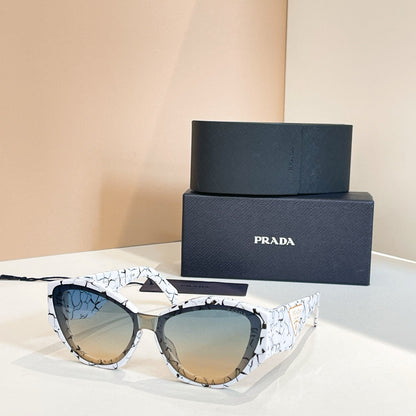 2026 New style two-tone cat-shaped sunglasses
