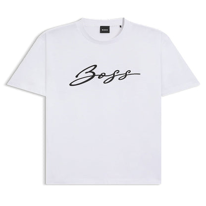 Classic Letter Embroidery Print Short Sleeve T-Shirt