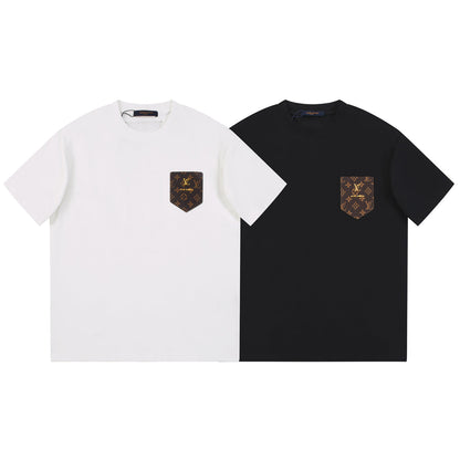 Fashionable metal accessories t-shirt