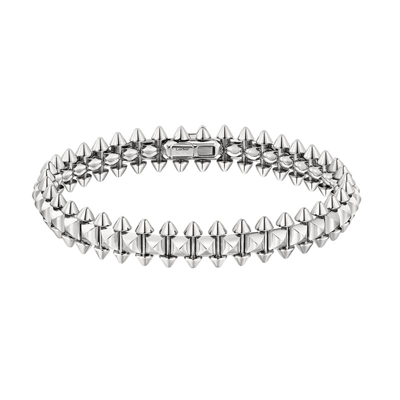 18K Celestial White Gold Clash De Bracelet