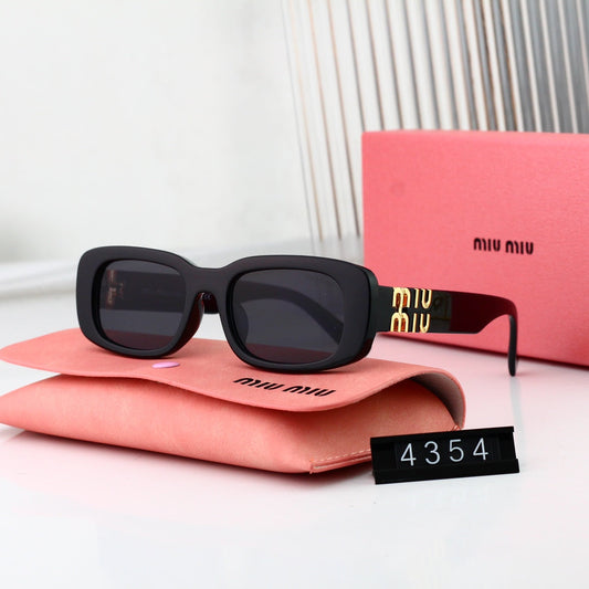 Rectangular Metal Women's Sunglasses