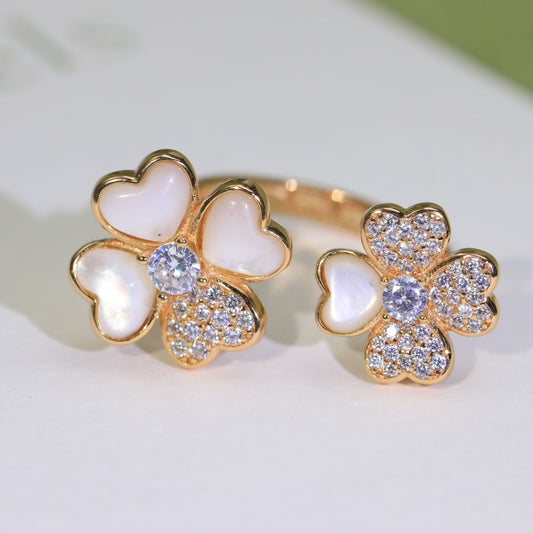 18K Celestial Cosmos Between the Finger Diamond Ring