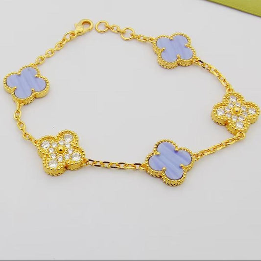 18K Celestial Alhambra Purple Bracelet