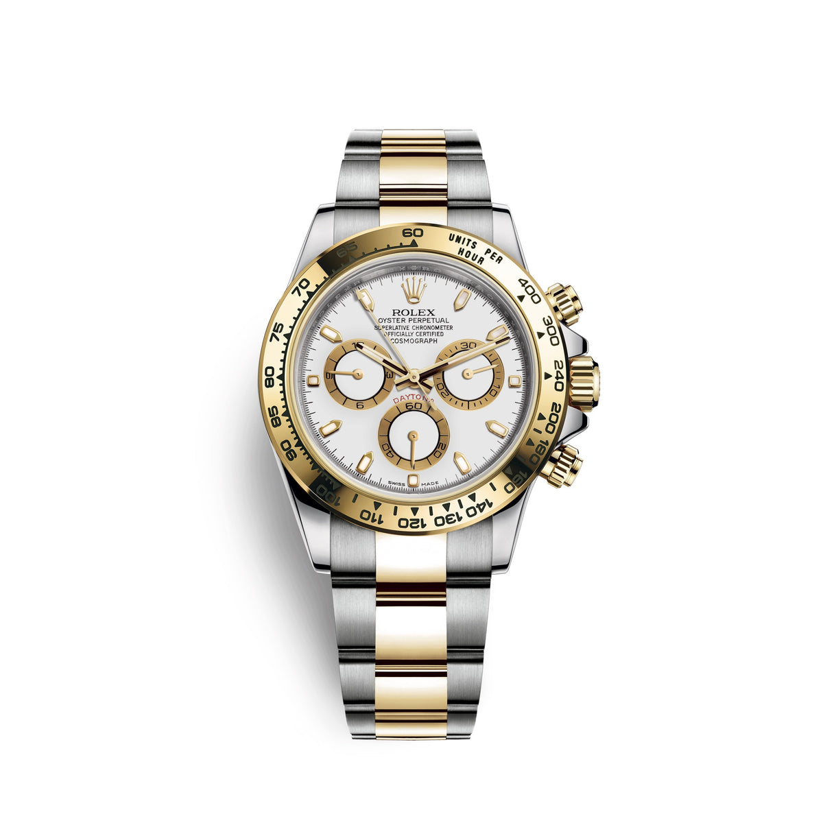 wrist watch Cosmograph Daytona, 18k Yellow Gold and Stainless Steel, 40mm, Ref# 116503-0001 watch
