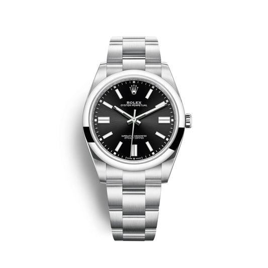wrist watch Oyster Perpetual No Date, Oysterteel, 41mm, Ref# 124300-0002 watch