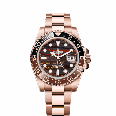 Unworn 2025, wrist watch GMT-Master II, 18k Everose gold, 40mm, Ref# 126715chnr-0002, box & papers watch