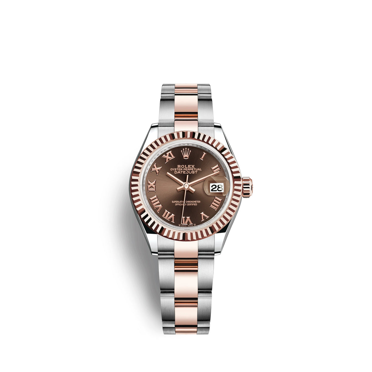 wrist watch Lady-Datejust 28, Oystersteel and 18k Everose Gold, Ref# 279171-0010 watch