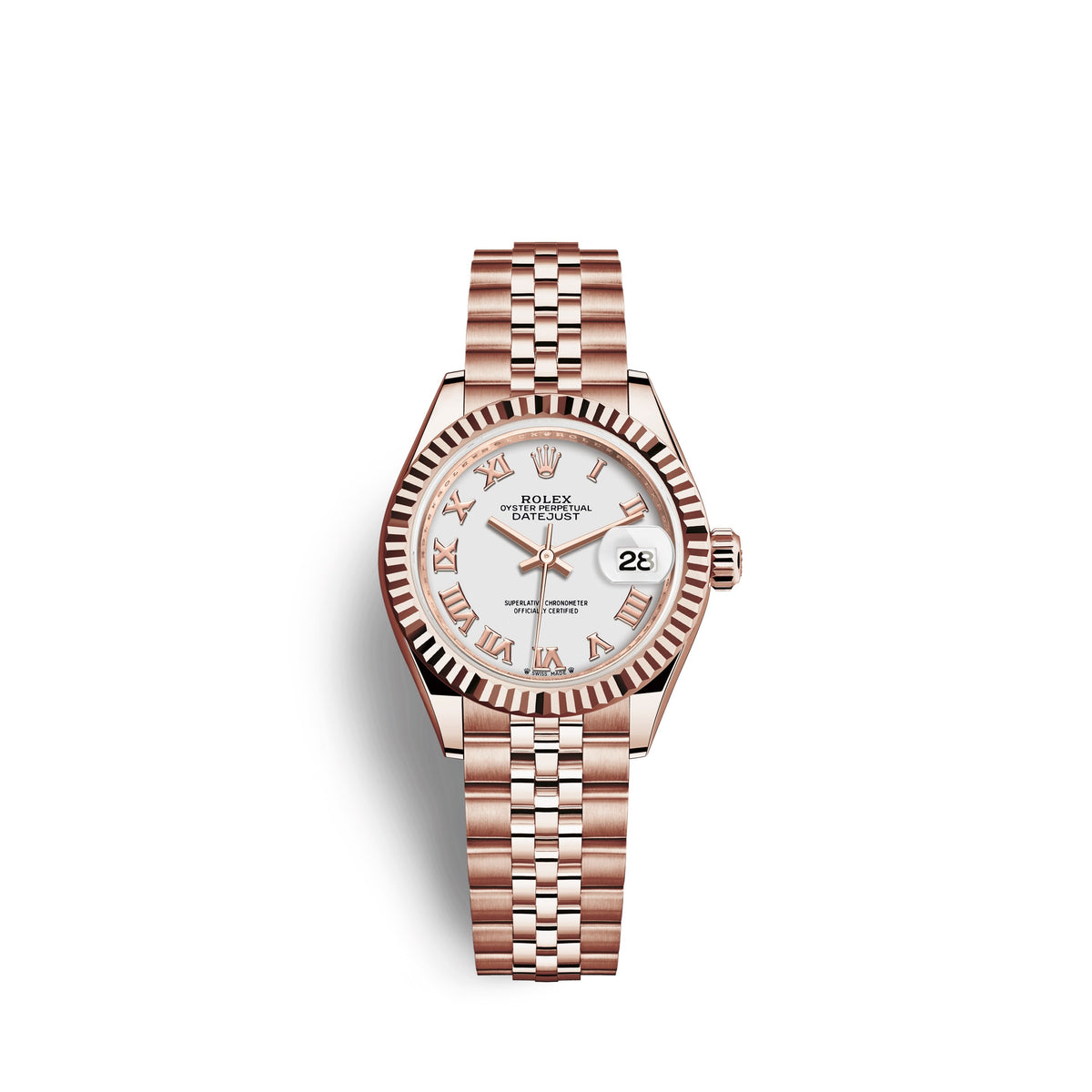 wrist watch Lady-Datejust 28, 18k Everose Gold, Ref# 279175-0022 watch
