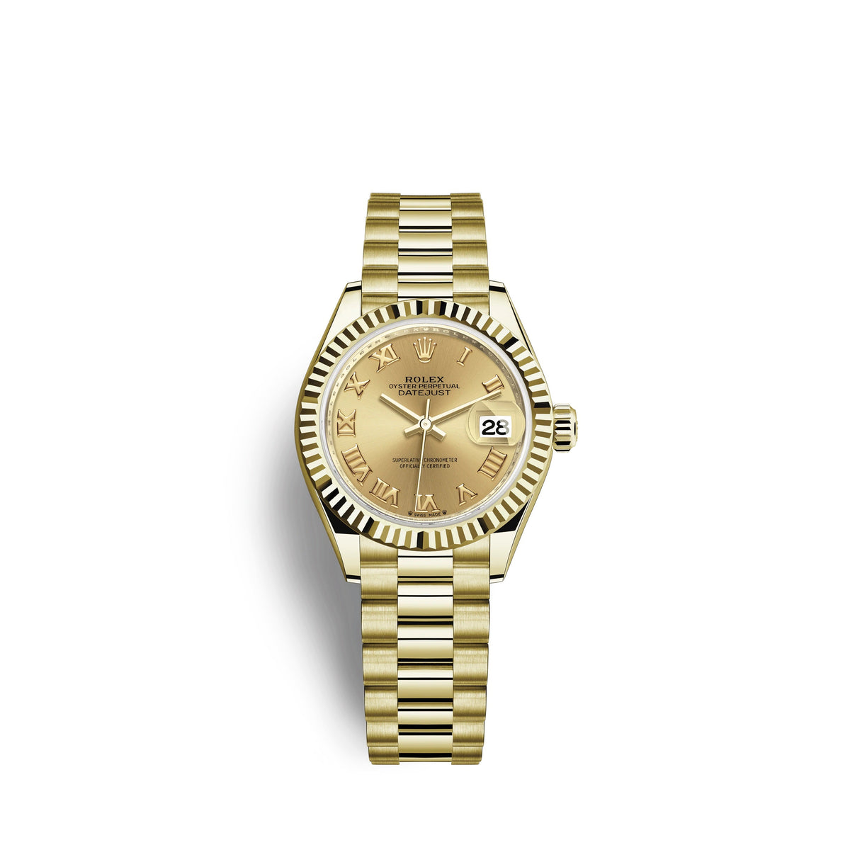 wrist watch Lady-Datejust, 18k Yellow Gold, Ref# 279178-0022 watch