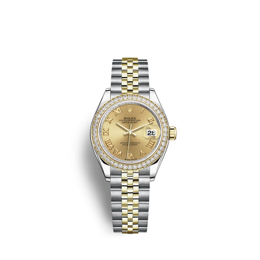 wrist watch Lady-Datejust 28, Oystersteel and 18k Yellow Gold, Ref# 279383RBR-0009 watch