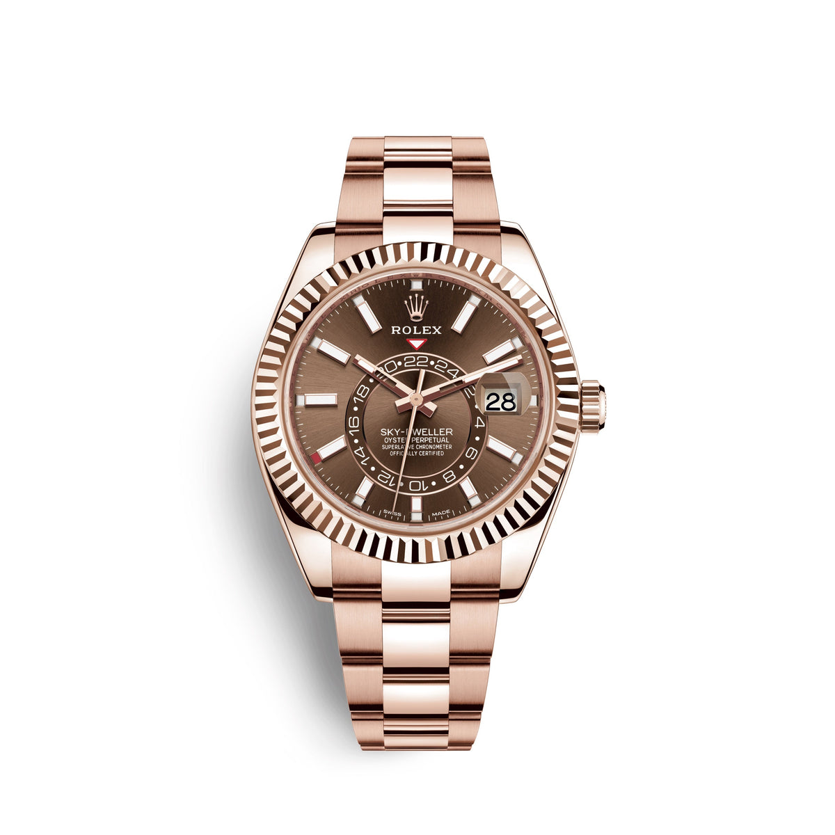 wrist watch Sky-Dweller 42mm, 18k Everose Gold, Ref# 326935-0006 watch