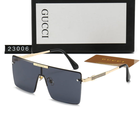 One-Piece Large Frame Square Sunglasses